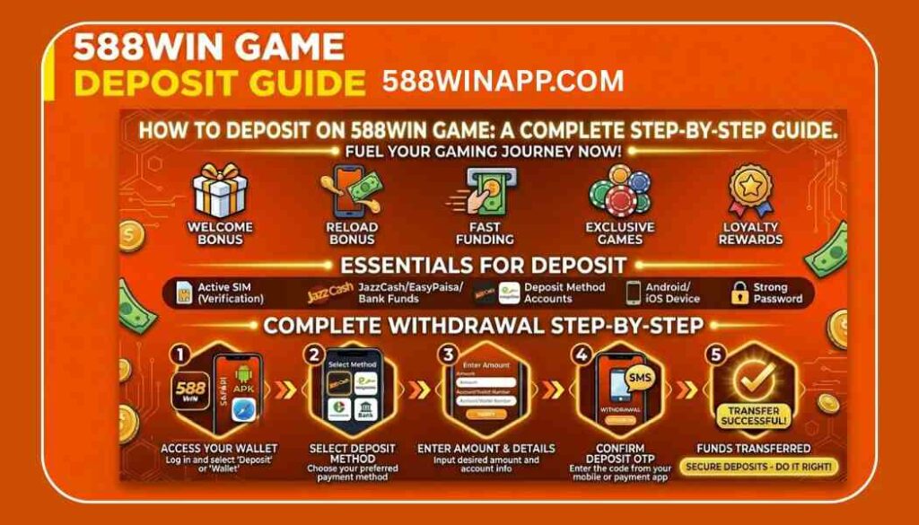 588win game Deposit Process Guide - 588winapp.com